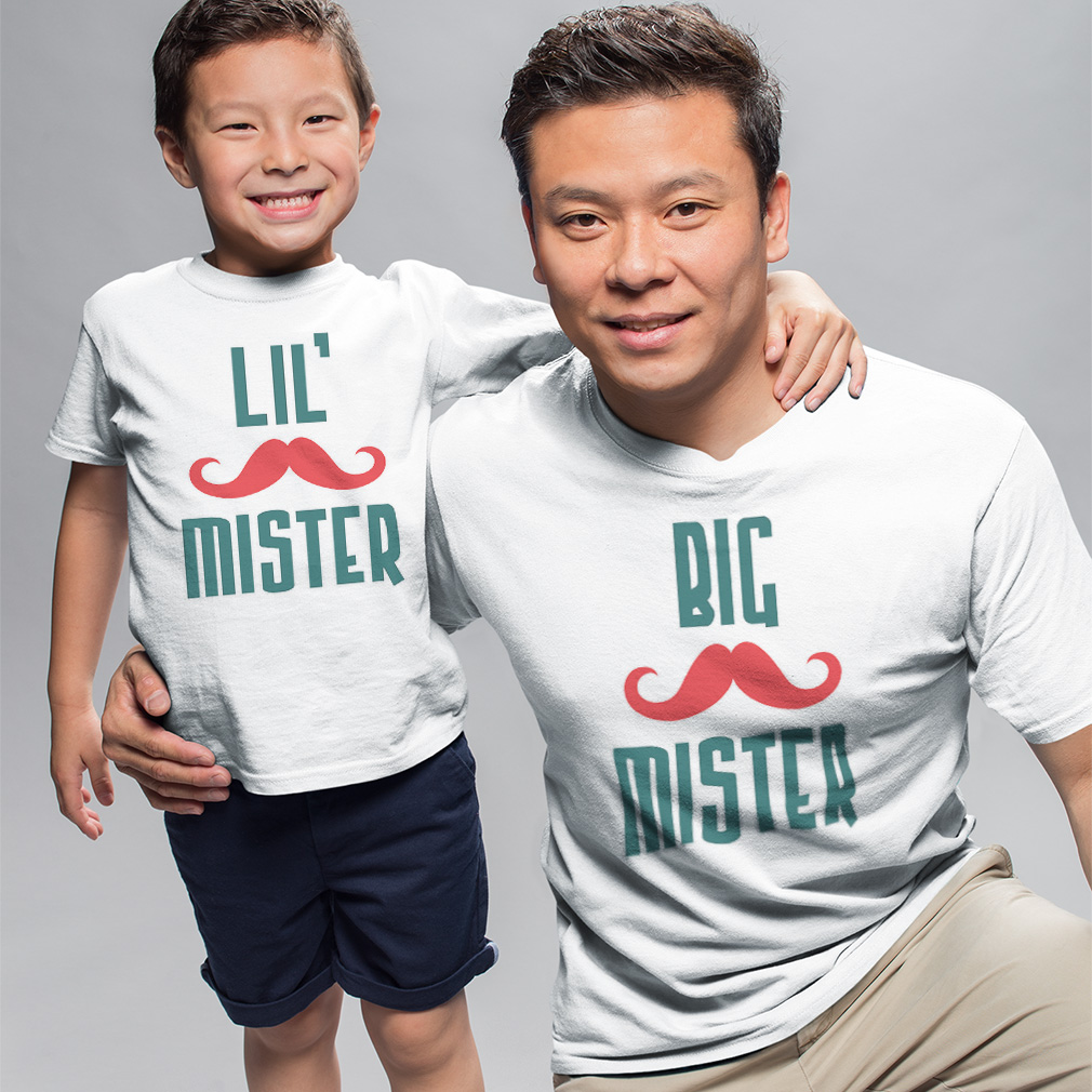 Dad and Son Matching Outfits Clothes Dad Crown Father – Big Mister Beard Cotton