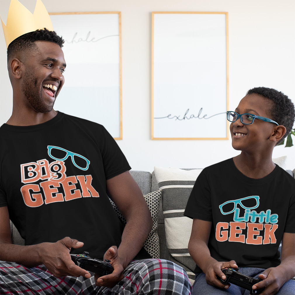 Dad and Son Matching Outfits Clothes Big Geek Shades – Little Geek Shades Cotton